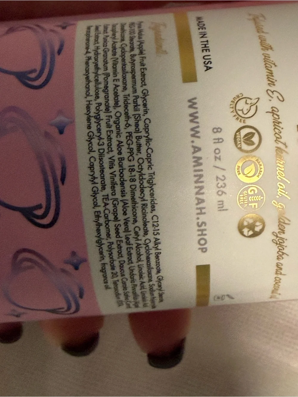Aminnah “Galaxy” Lotion! New